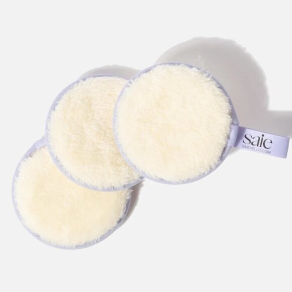 Saie Beauty NEW Reusable Makeup Remover Pads - 3 Pack